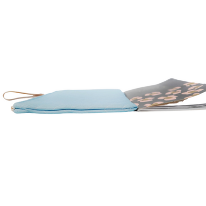 Blue Zipper Pouch